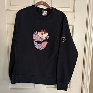 Disney Store Cheshire Cat Crew neck Sweatshirt Large